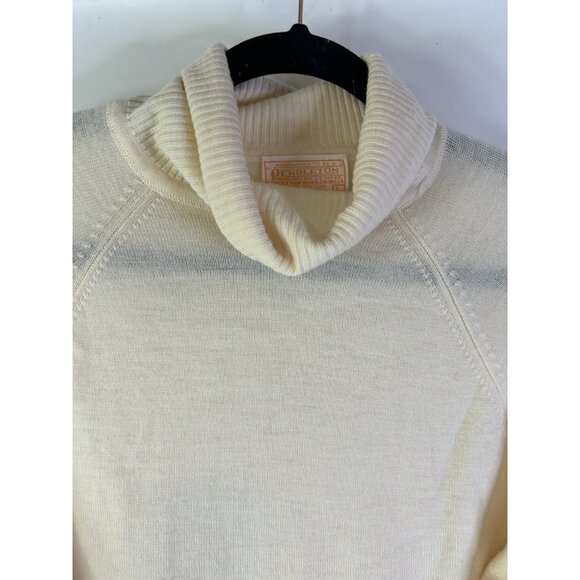 Vintage 70s Pendleton Virgin Wool Lightweight Turtleneck Sweater - Picture 3 of 6